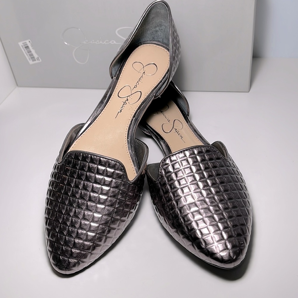 Jessica Simpson Renonna Metallic Flats